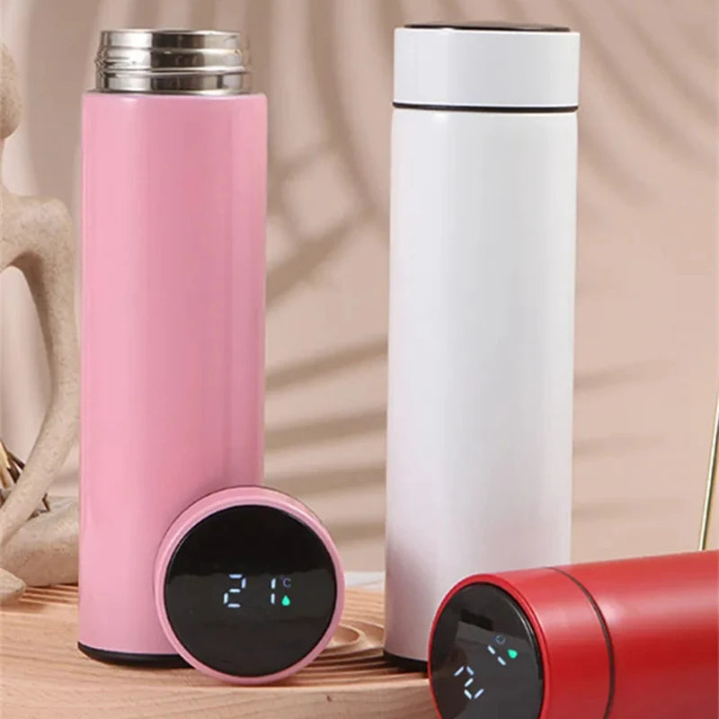 500ml Intelligent Temperature Cold/Hot Stainless Steel Vacuum Flask