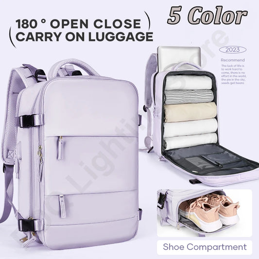 Travel Carry On Backpack, TSA Laptop Backpack Flight Approved,