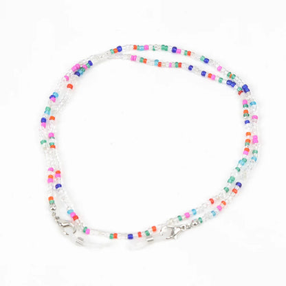 Multifunctional Lanyard Bohemian Colorful Bead Chain for Eyewear