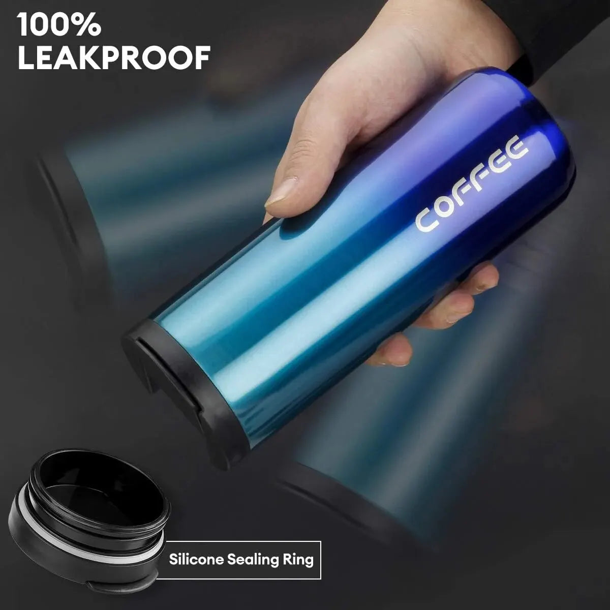 500ml/16.9oz Vacuum WideMouth Travel Mug