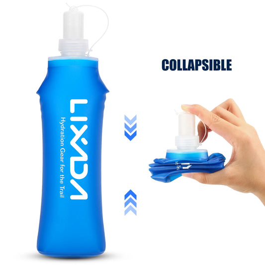 500ml Outdoor Sport Soft Folding  Water Bottle