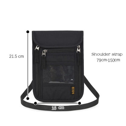 Family Passport Holder Organizer Case with RFID Blocking Multi-Pockets