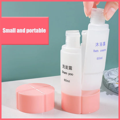 4-in-1/3 in 1 Travel Bottle Set Organized Leak Proof Travel Tubes Dispensing Containers