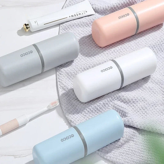 Portable Travel Toothpaste and Toothbrush Box,