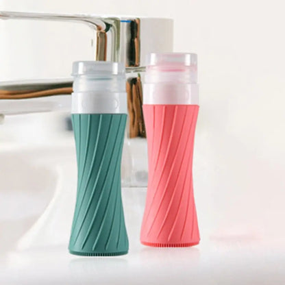 Silicone Travel Cosmetics Bottles Empty Squeeze Containers Leakproof Refillable Bottle
