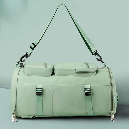 Large Capacity Backpack for Sports, Fitness, Travel with Wet and Dry Separation