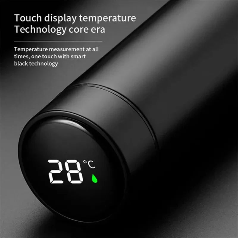 500ml Intelligent Temperature Cold/Hot Stainless Steel Vacuum Flask