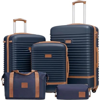 Suitcase Set 3 Piece Luggage Set Carry On Travel Luggage TSA Lock Spinner Wheels Hardshell Lightweight Luggage Set