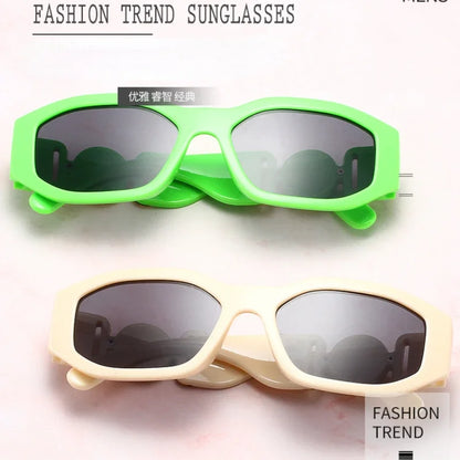 New Retro Irregular Square Shades with UV400 lens