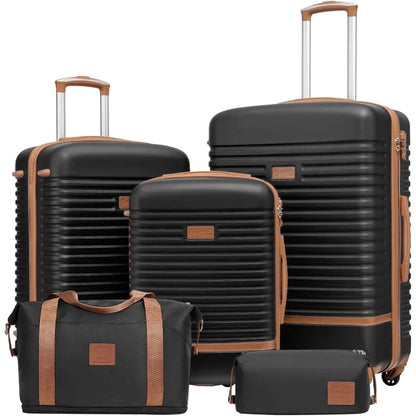 Suitcase Set 3 Piece Luggage Set Carry On Travel Luggage TSA Lock Spinner Wheels Hardshell Lightweight Luggage Set