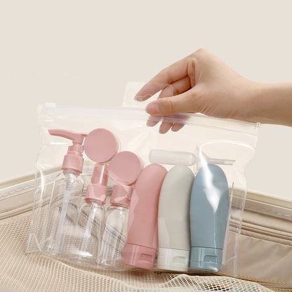 11pcs/set Portable Traveler Bottle Set