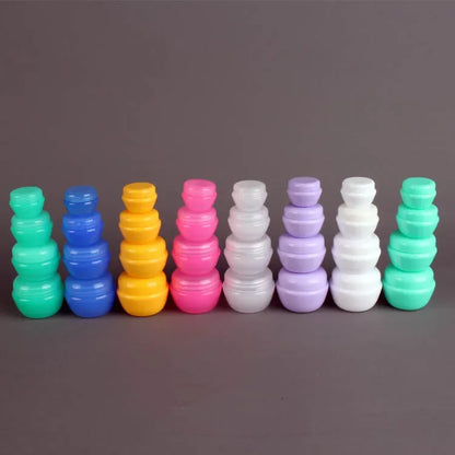 5-30g Face Cream Cosmetic Jar, Refillable Bottles Travel Sample Box