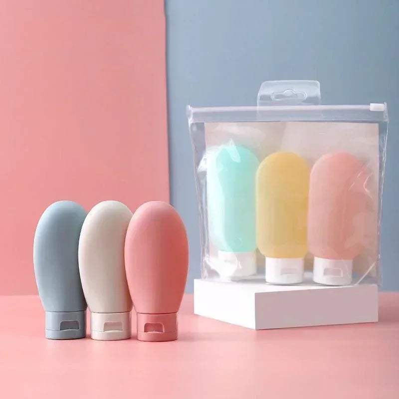 Travel Refillable Bottle Set Spray Lotion Shampoo Shower Gel Tube Bottling Cosmetic Empty Liquid Container Portable Tool Refill