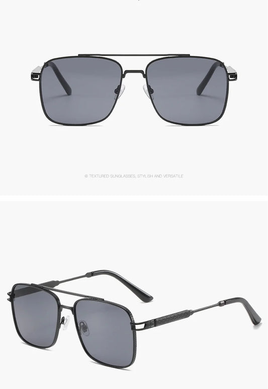 Classic Pilot Sunglasses Metal Frame Vintage 70S Stylish Eyewear