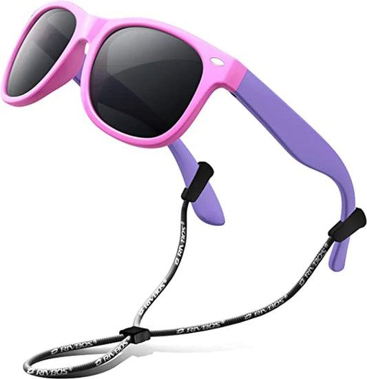 Flexible Rubber Kids Sunglasses UV Protection Baby Silicone AC Lens Sun Glasses