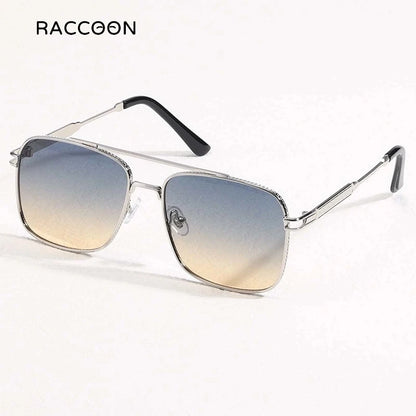 Classic Pilot Sunglasses Metal Frame Vintage 70S Stylish Eyewear