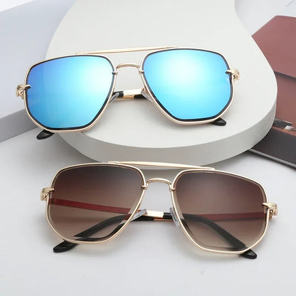 Cool Vintage Metal Sun Glasses with UV Lens