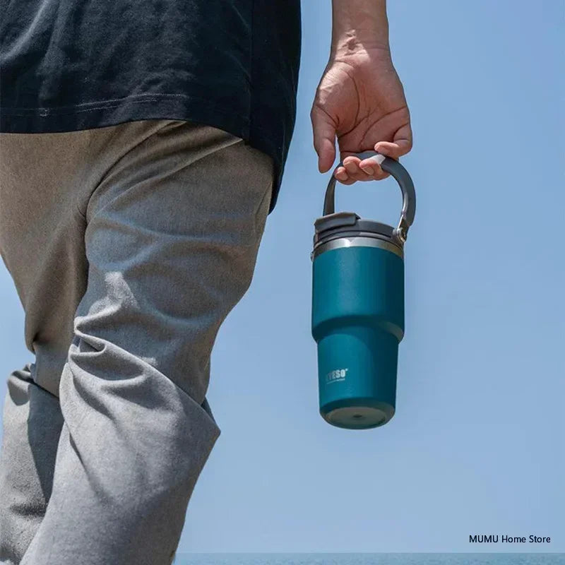 Stainless Steel Cold and Hot Double-layer Insulated Jug