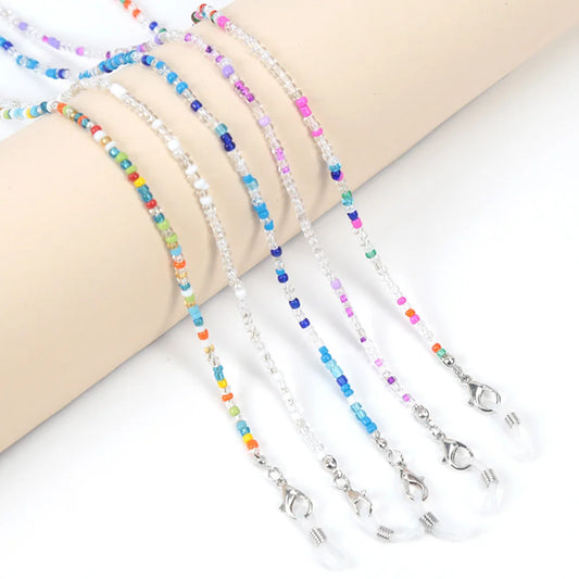 Multifunctional Lanyard Bohemian Colorful Bead Chain for Eyewear
