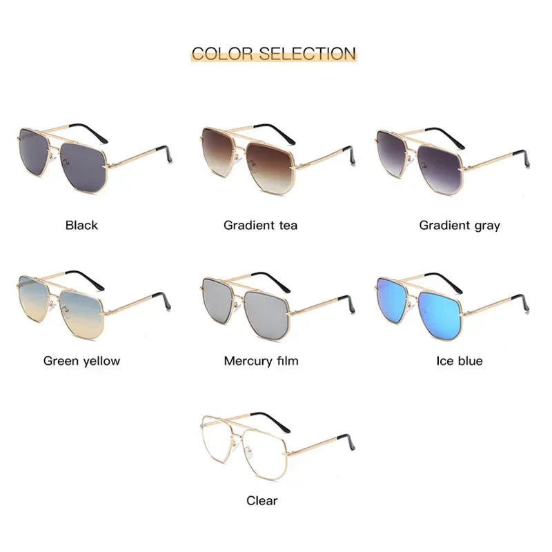 Cool Vintage Metal Sun Glasses with UV Lens