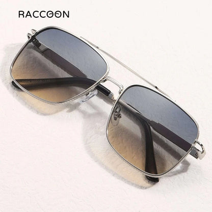 Classic Pilot Sunglasses Metal Frame Vintage 70S Stylish Eyewear