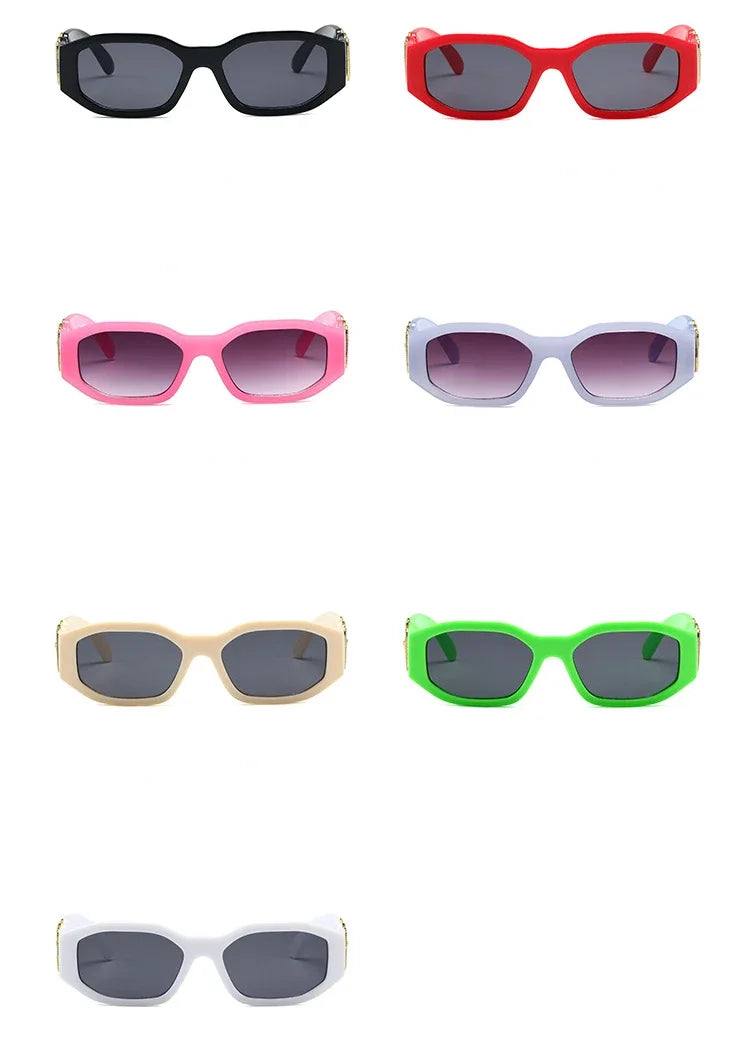 New Retro Irregular Square Shades with UV400 lens