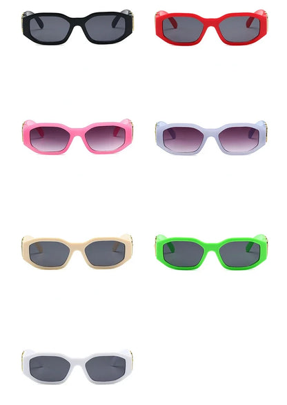 New Retro Irregular Square Shades with UV400 lens