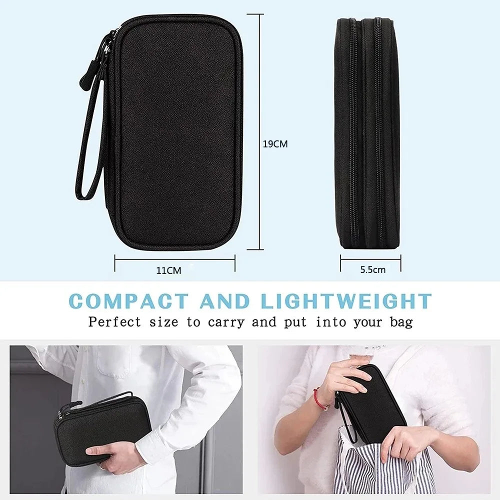 NEW waterproof Travel Cable Storage Organizers Pouch For Cable Cord