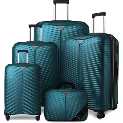 Luggage Sets 5 Piece, Expandable, Spinner Wheels