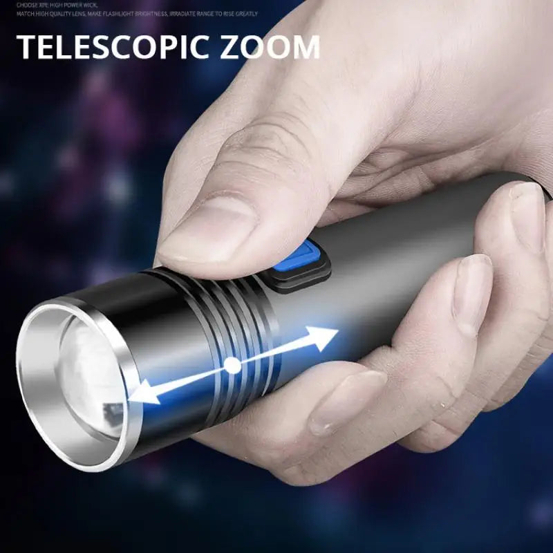 Rechargeable LED UV Flashlight with Black Light Pet Urine Stains Detector