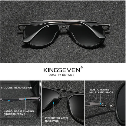Classic Pilot Polarized Sunglasses with UV Blocking Oculos