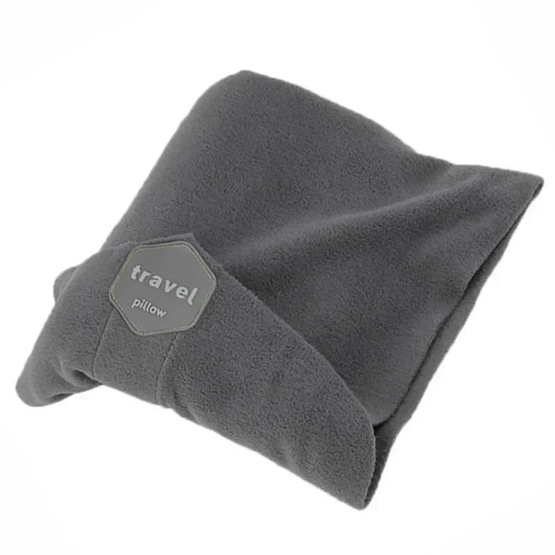 Ergonomic Neck Pillow for Airplane Travel, Car Side Sleeping and Office Napping
