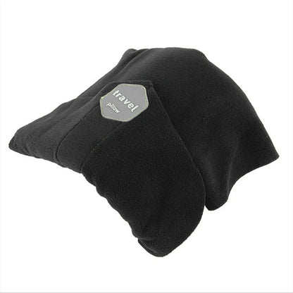 Ergonomic Neck Pillow for Airplane Travel, Car Side Sleeping and Office Napping