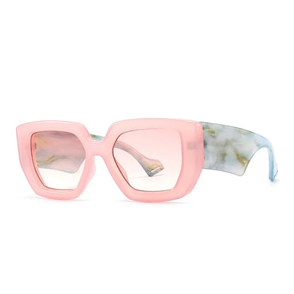Colorful Wide Square Sunglasses