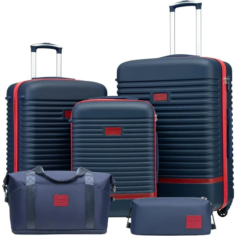 Suitcase Set 3 Piece Luggage Set Carry On Travel Luggage TSA Lock Spinner Wheels Hardshell Lightweight Luggage Set