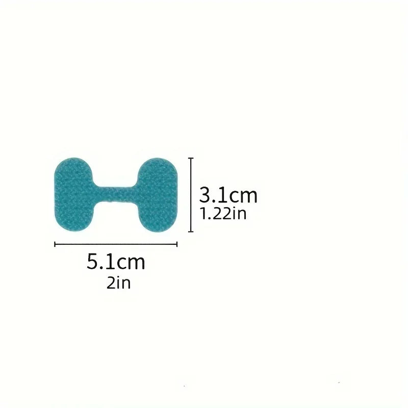 10/20pcs Cable Tie labels, Multi colored Reusable With Write-on area