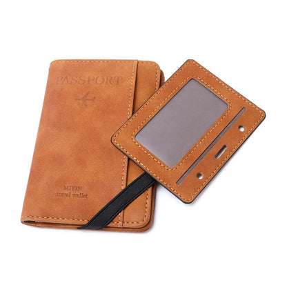 RFID shielded passport and vaccine card holder, movable card slot