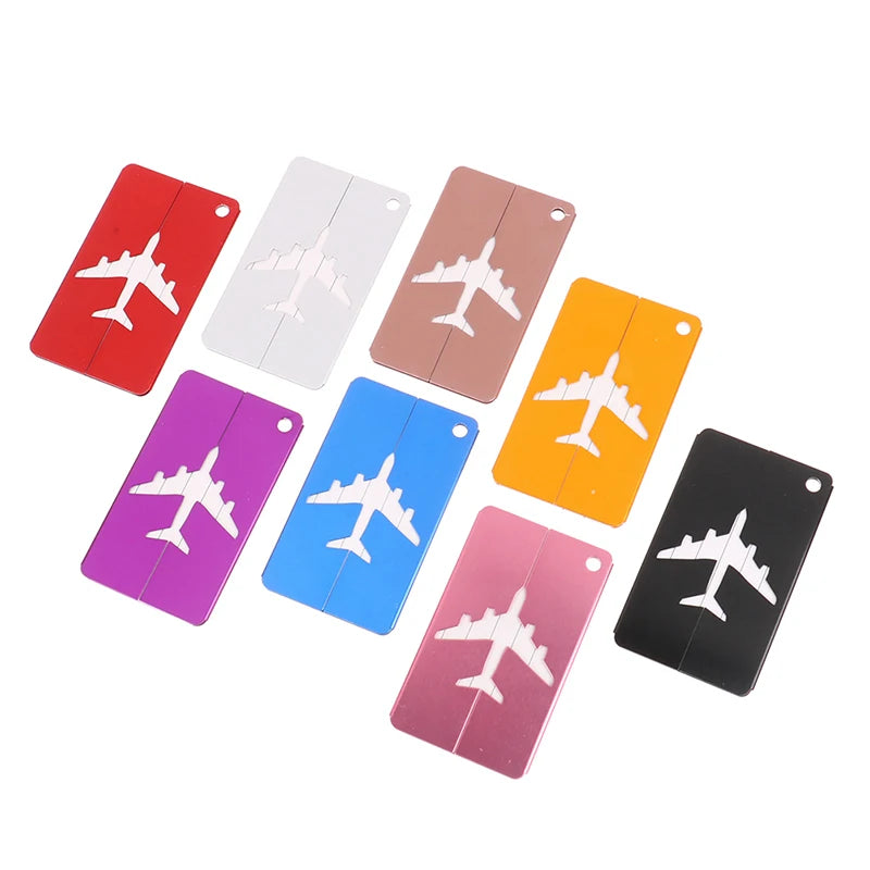 1PC Aluminum Alloy Travel Luggage Tags