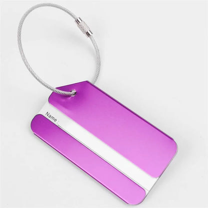 Aluminum Luggage name Tag