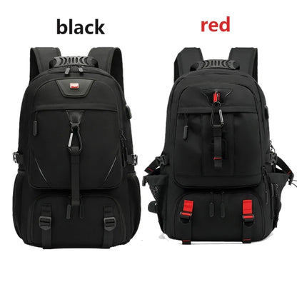 Large Expandable Travel Laptop Backpack with USB Charging and Shoes Pocket