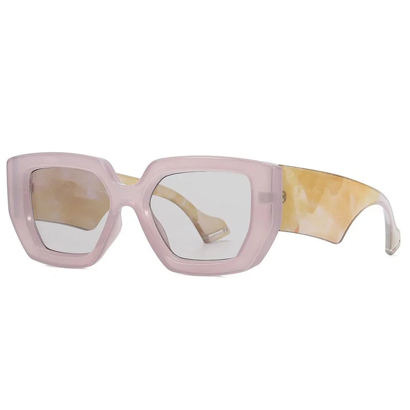 Colorful Wide Square Sunglasses