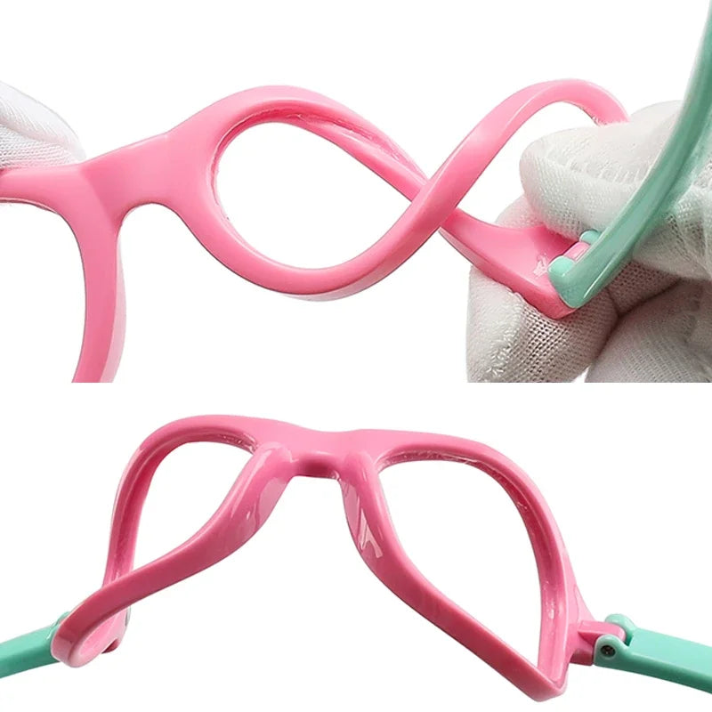 Flexible Rubber Kids Sunglasses UV Protection Baby Silicone AC Lens Sun Glasses