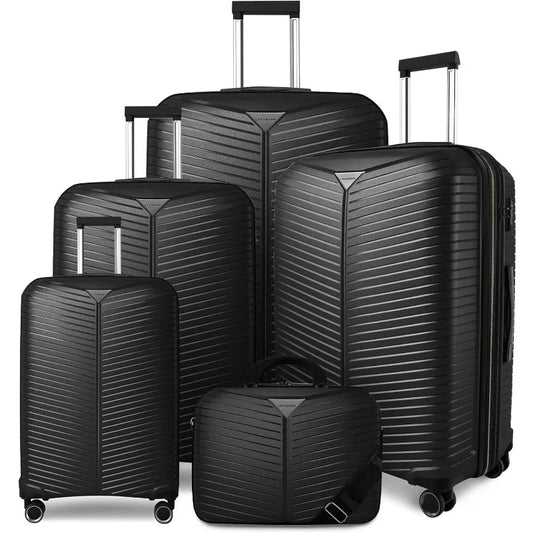 Luggage Sets 5 Piece, Expandable, Spinner Wheels