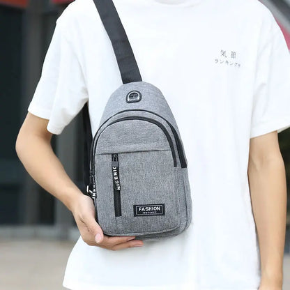 Small Unisex Oxford Chest Crossbody Bags