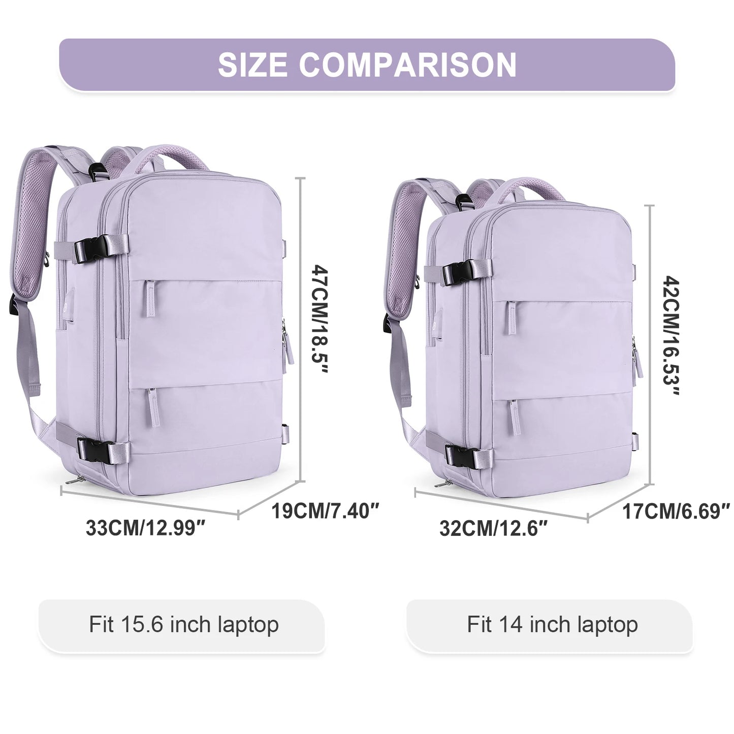 Travel Carry On Backpack, TSA Laptop Backpack Flight Approved,