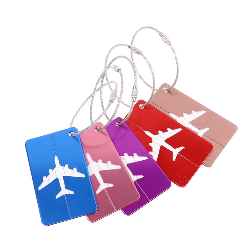 1PC Aluminum Alloy Travel Luggage Tags