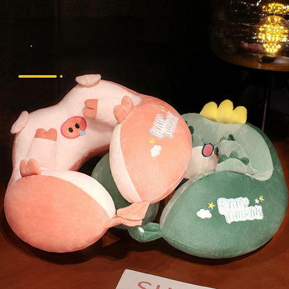 Cartoon Animal U-shaped Pillow of Memory Foam