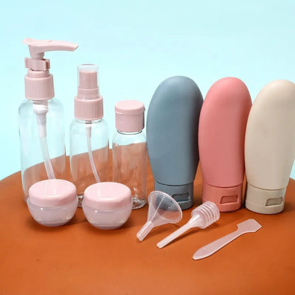 11pcs/set Portable Traveler Bottle Set