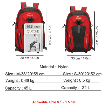 New Nylon Waterproof Outdoor Travel Backpack
