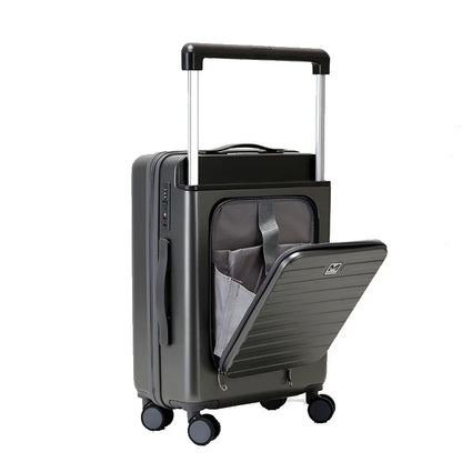 Carry On Lightweight Luggage Wide Handle PC Hardshell Suitcases with Spinner Wheels & TSA Lock